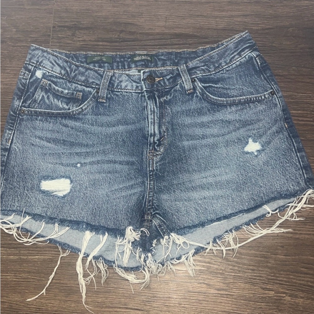 Wild Fable Frayed Hem Jean Shorts
